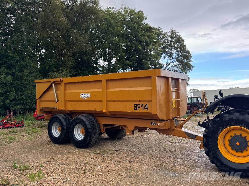 Richard Western SF14 Graudu pārkraušanas piekabes