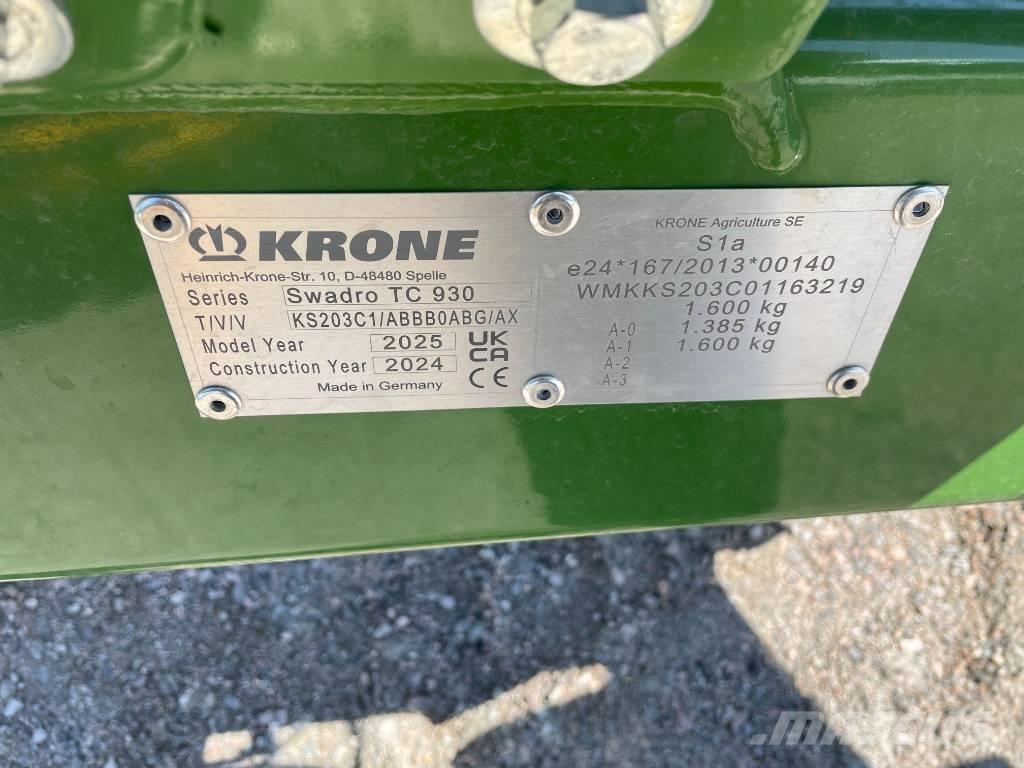 Krone TC 930 Plus Vālotāji