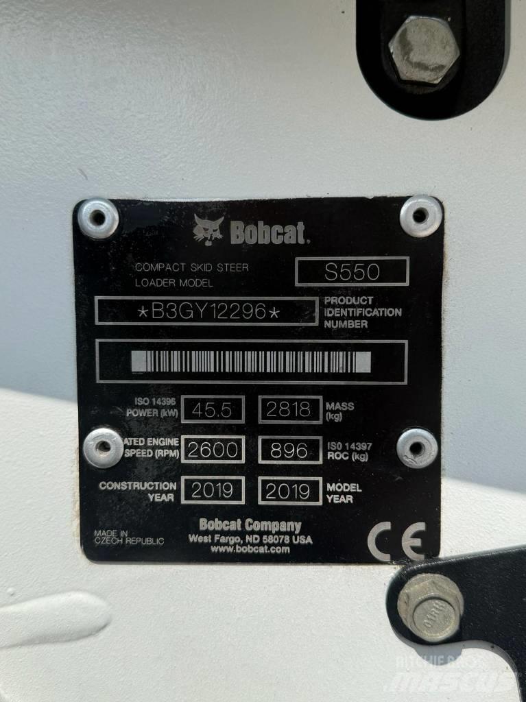 Bobcat S 550 Lietoti riteņu kompaktiekrāvēji
