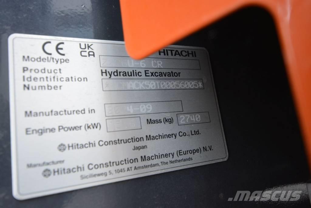 Hitachi ZX 26 U-6 Mini ekskavatori < 7 t
