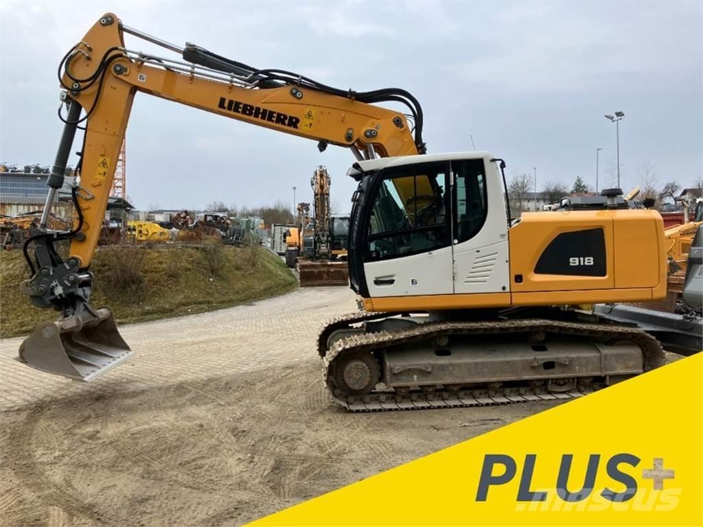 Liebherr R918 Kāpurķēžu ekskavatori