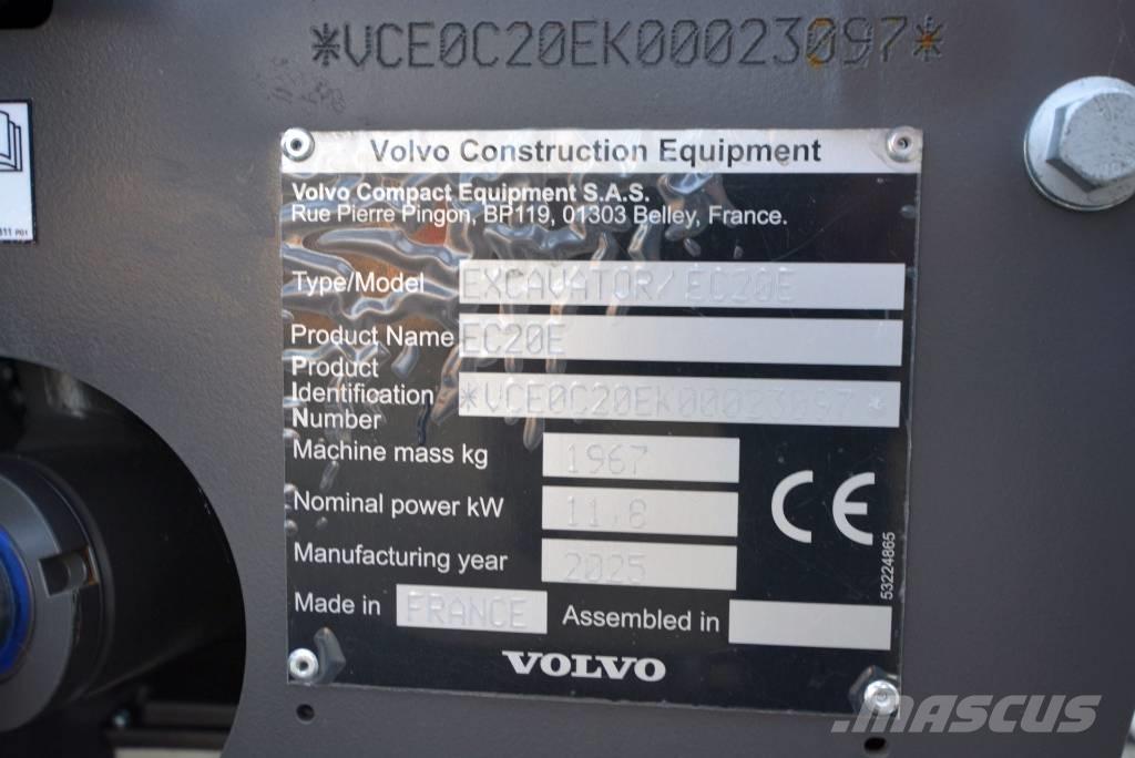 Volvo EC 20 E Mini ekskavatori < 7 t