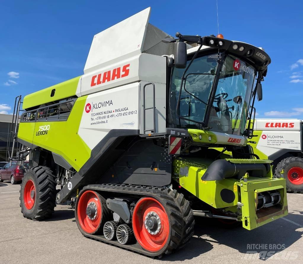 CLAAS Lexion 7500 TT Ražas novākšanas kombaini