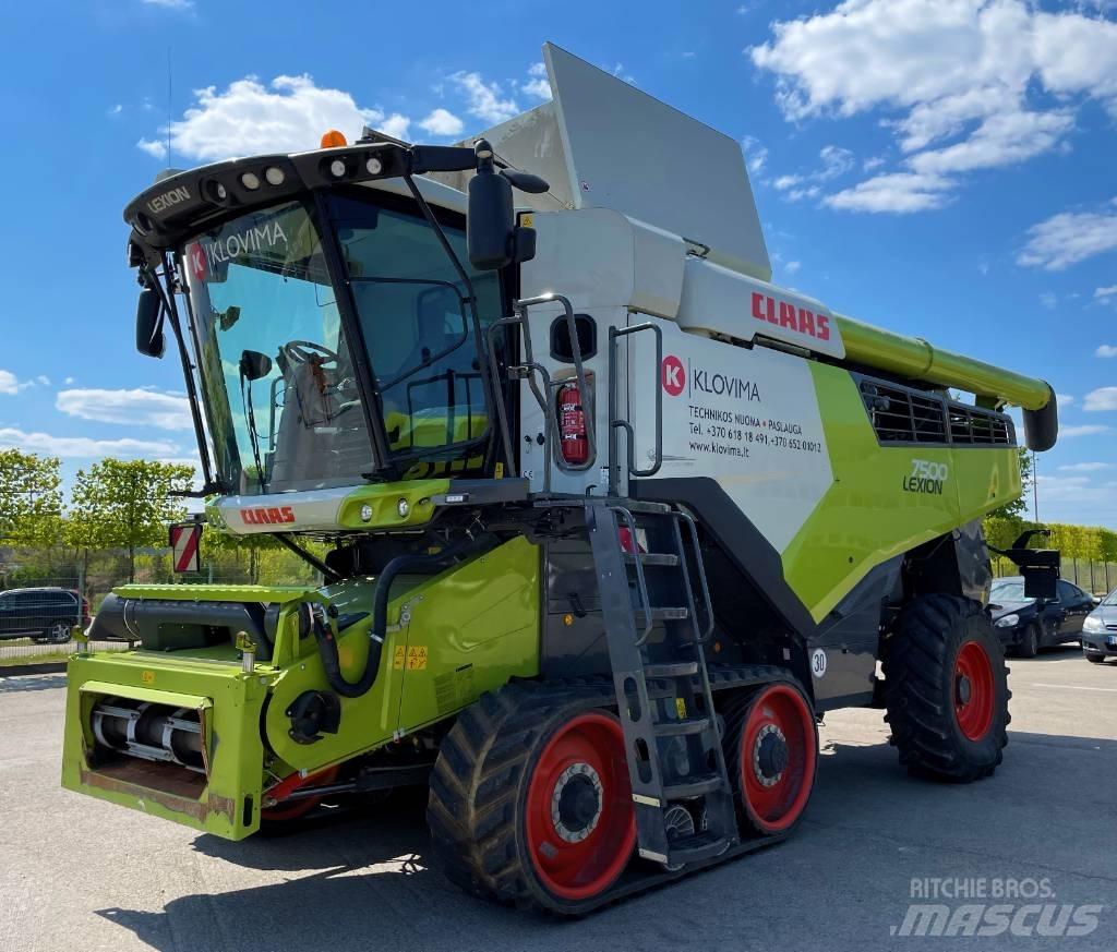 CLAAS Lexion 7500 TT Ražas novākšanas kombaini
