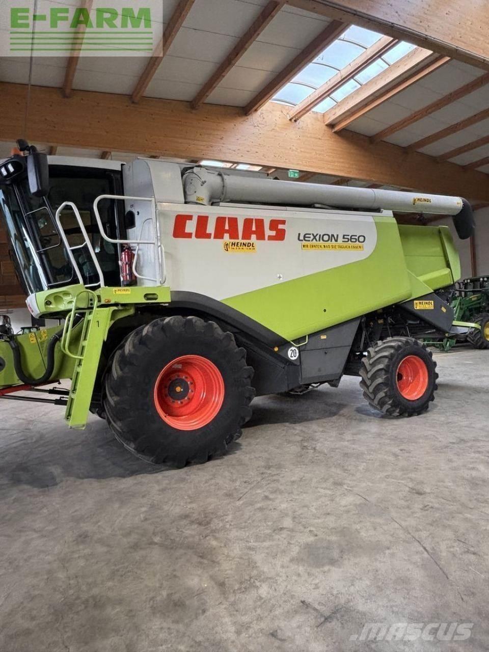 CLAAS lexion 560 Ražas novākšanas kombaini