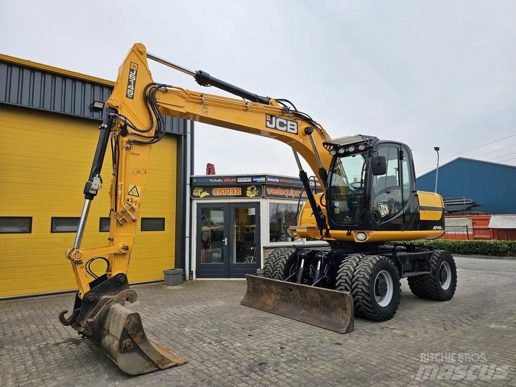 JCB JS145W Ekskavatori uz riteņiem