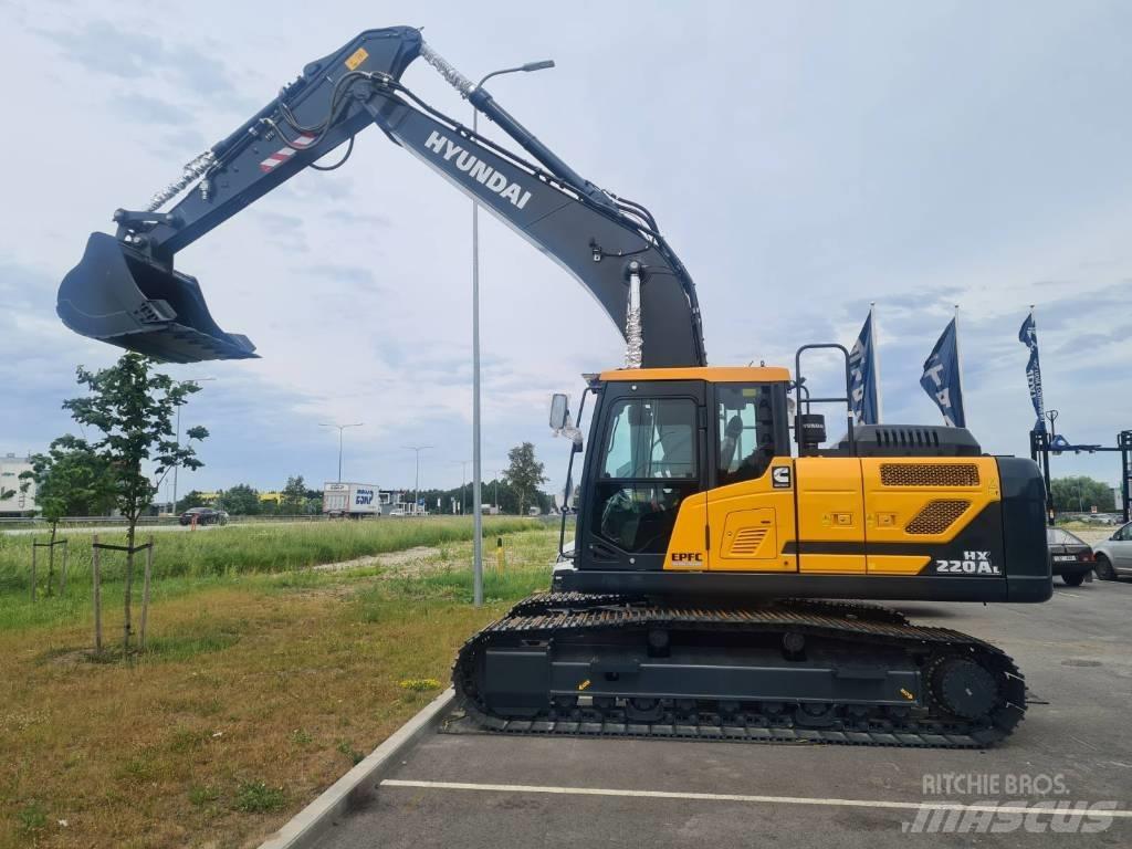 Hyundai HX220AL Kāpurķēžu ekskavatori