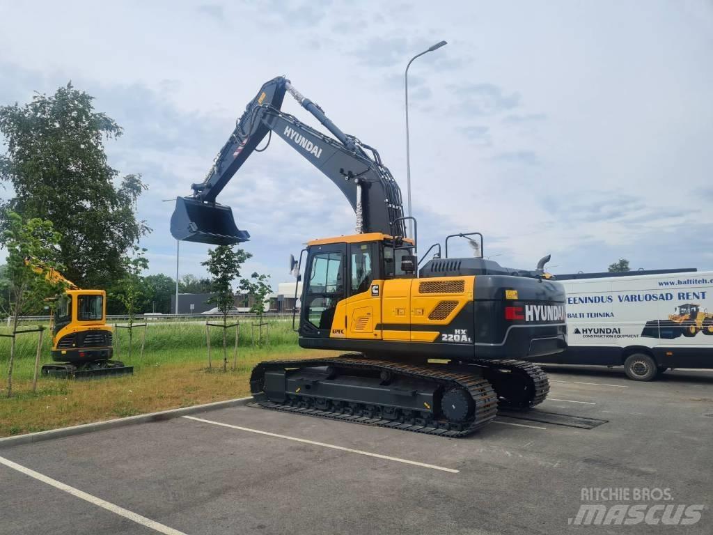 Hyundai HX220AL Kāpurķēžu ekskavatori