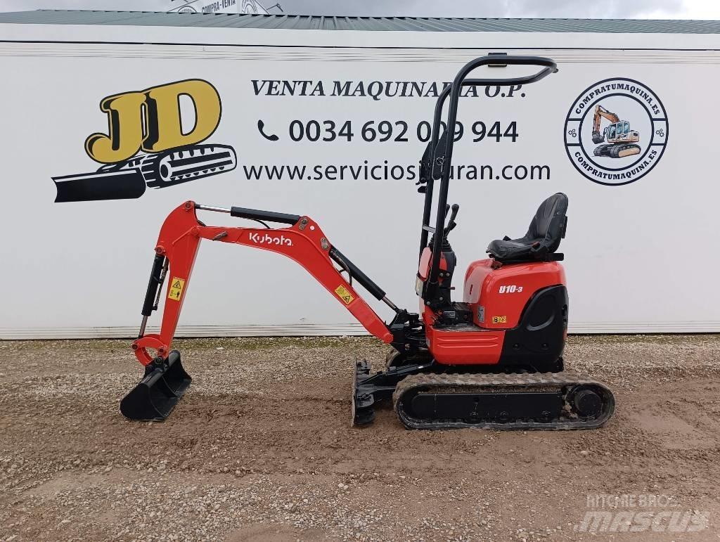 Kubota U 10-3 Mini ekskavatori < 7 t