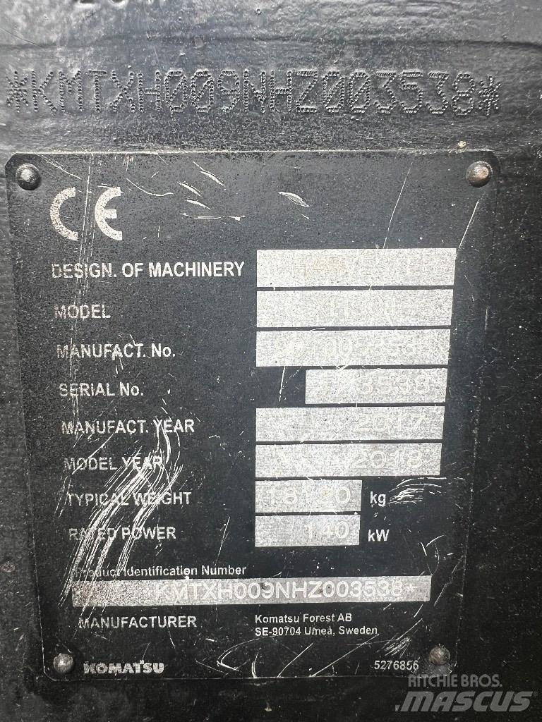 Komatsu 901 Harvesteri