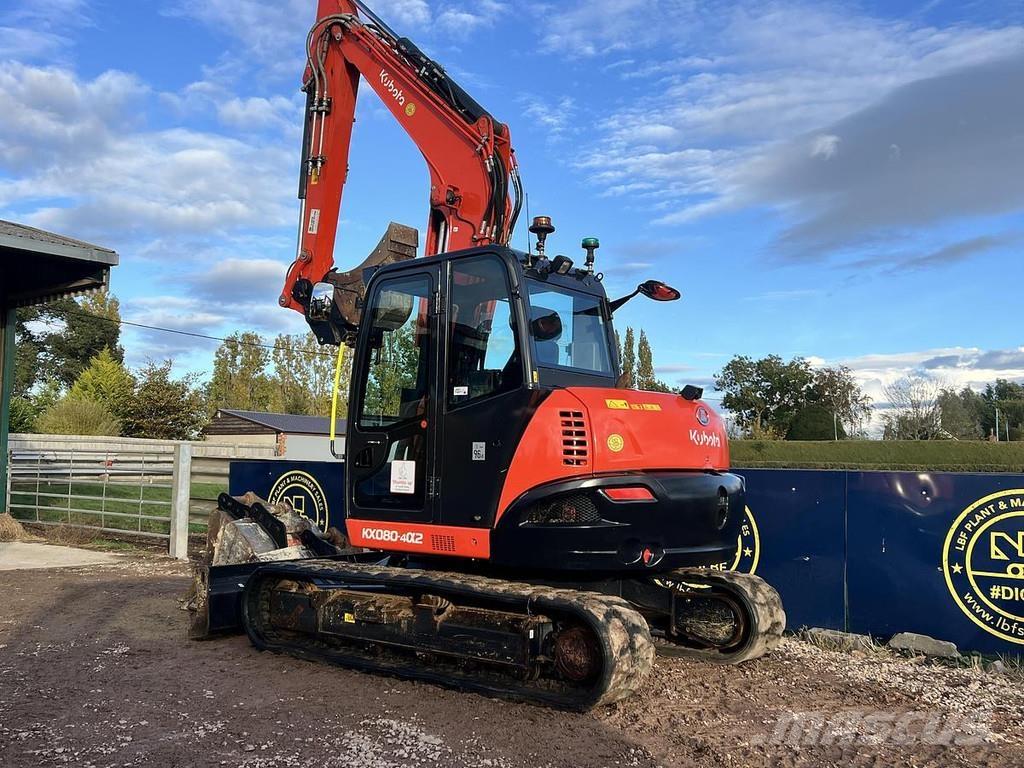Kubota KX080-4a2 Īpašie ekskavatori