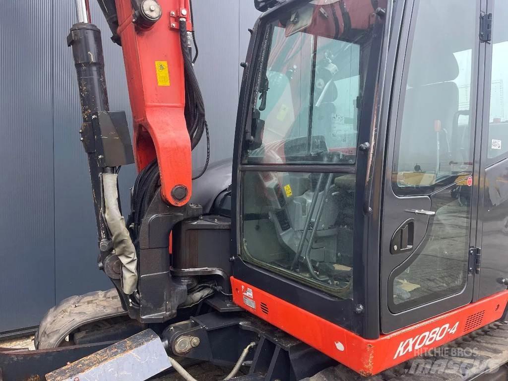Kubota Kx080-4 Vidēja lieluma ekskavatori 7 t - 12 t