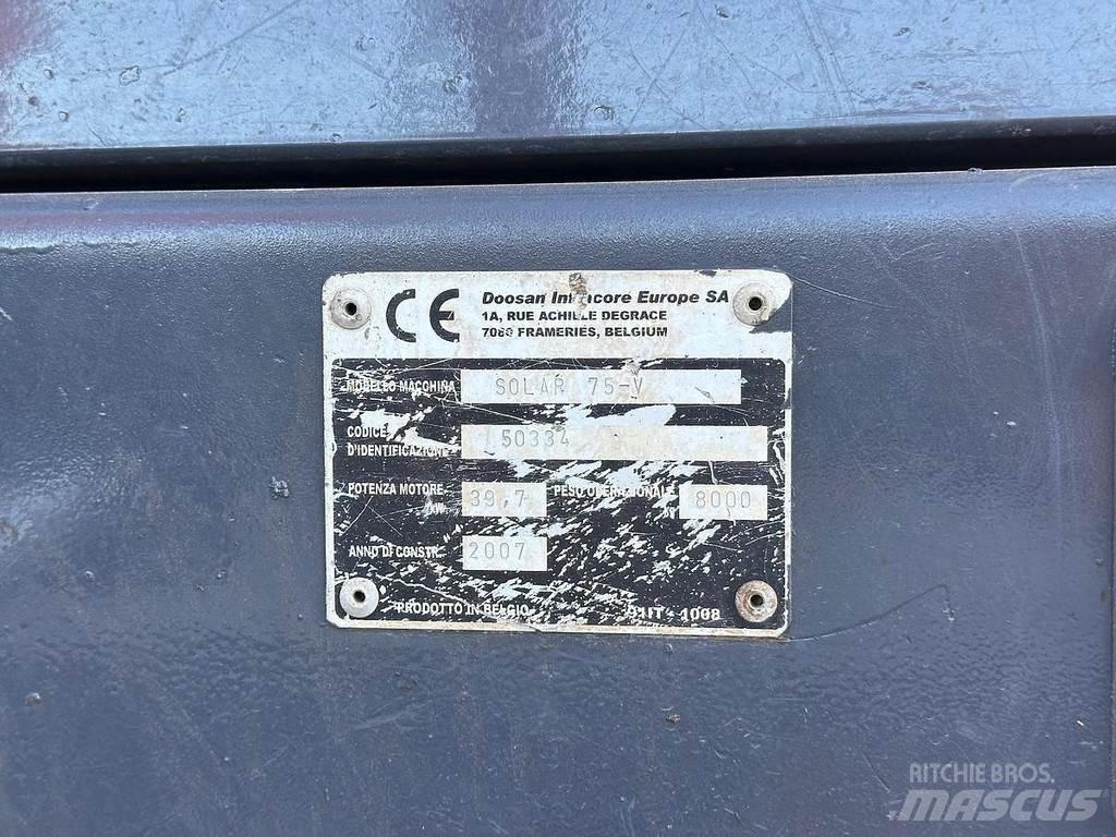 Doosan SOLAR 75V Vidēja lieluma ekskavatori 7 t - 12 t