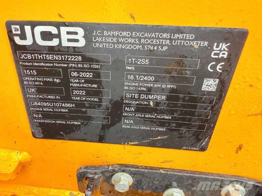 JCB 1 T-2S5 Mini pašizgāzēji