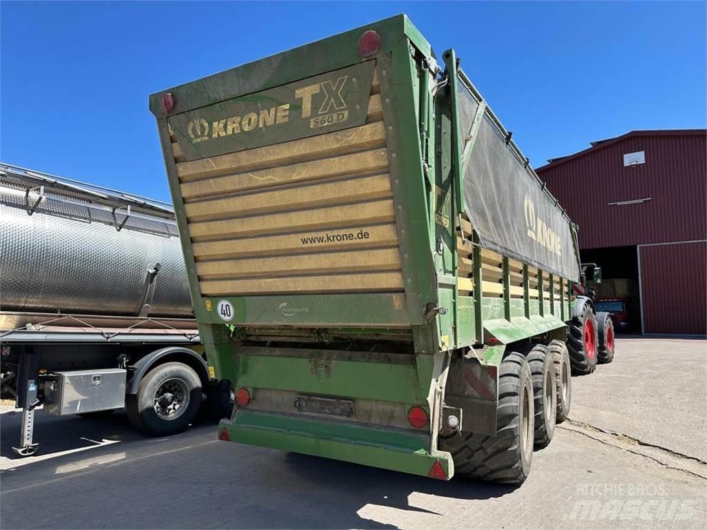 Krone TX 560D Graudu pārkraušanas piekabes