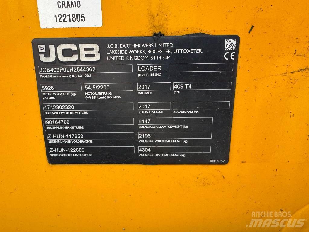 JCB 409 Iekrāvēji uz riteņiem