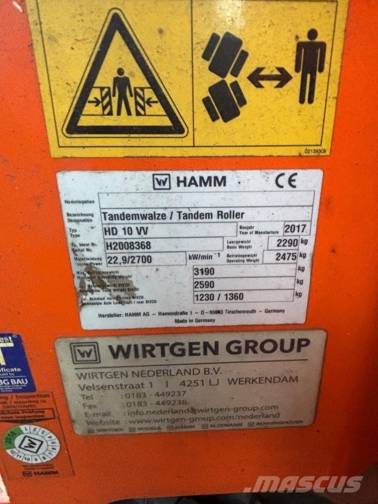 Hamm HD 10 Skrēperi