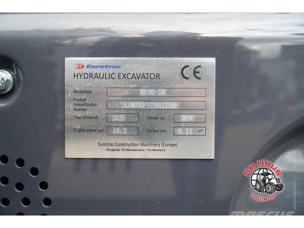 Eurotrac HE36SR Īpašie ekskavatori