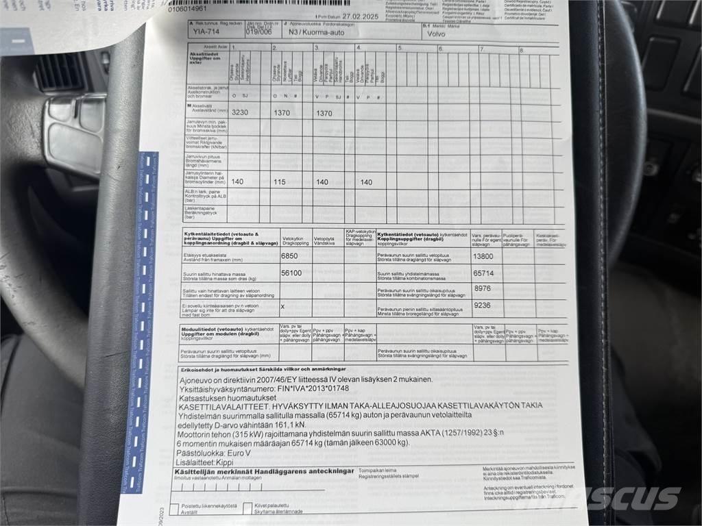 Volvo FM13 8X4 Pašizgāzējs