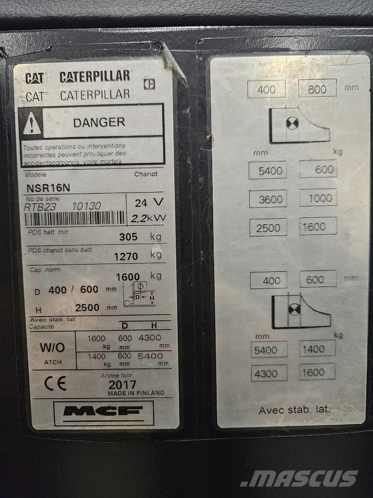 CAT NSR16N (Vuokralla) Pašgājēji krautnētāji