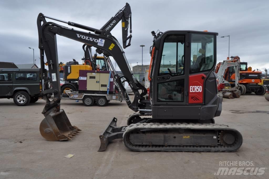 Volvo ECR50F Mini ekskavatori < 7 t