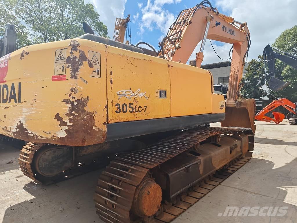 Hyundai R305LC-7 Kāpurķēžu ekskavatori