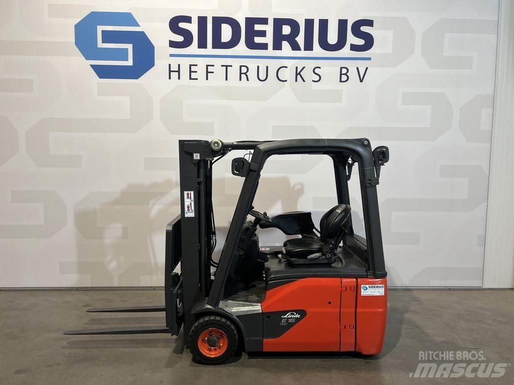 Linde E16-02 Elektriskie iekrāvēji
