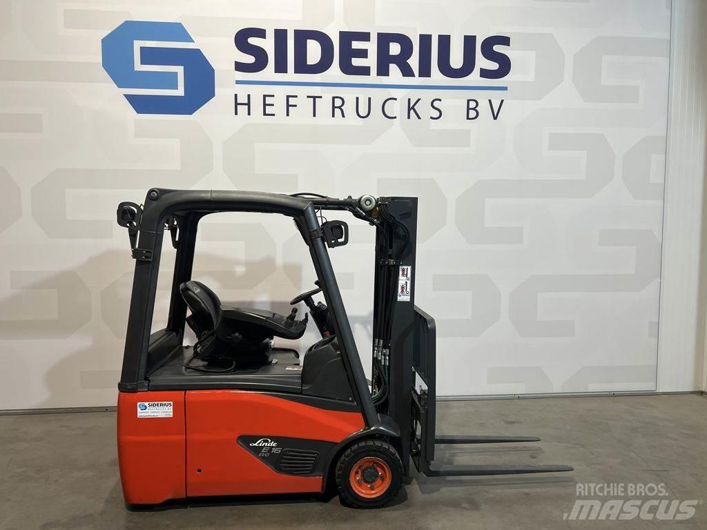 Linde E16-02 Elektriskie iekrāvēji