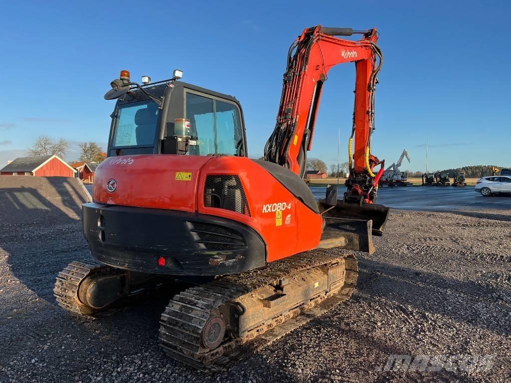 Kubota KX 080-4 Vidēja lieluma ekskavatori 7 t - 12 t