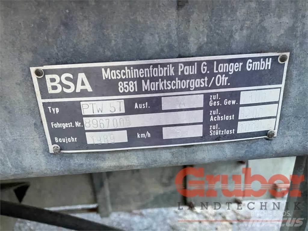 BSA PTW 5 T Emulsijas cisternas