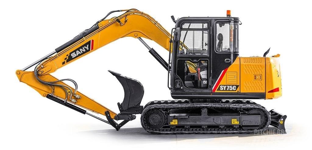 Sany SY75C Vidēja lieluma ekskavatori 7 t - 12 t