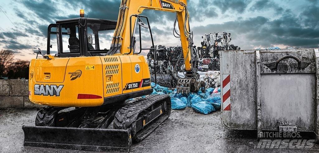 Sany SY75C Vidēja lieluma ekskavatori 7 t - 12 t