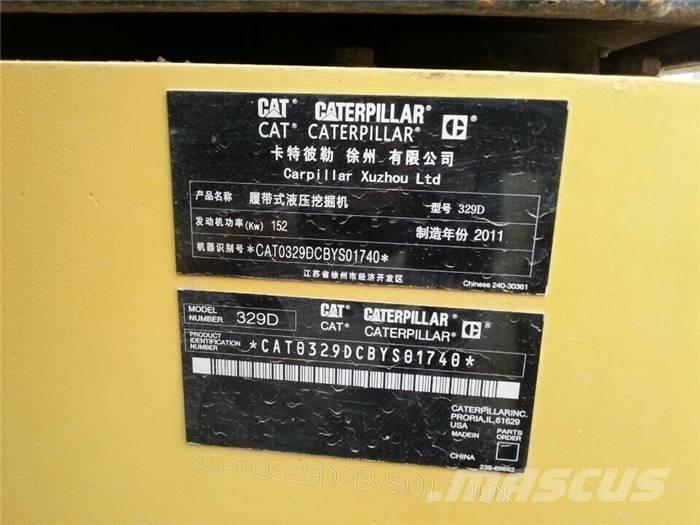 CAT 329 D L Kāpurķēžu ekskavatori