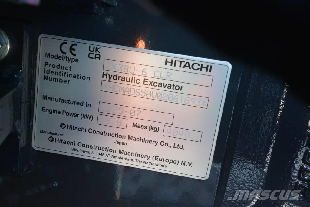 Hitachi ZX 38 U-6 Mini ekskavatori < 7 t