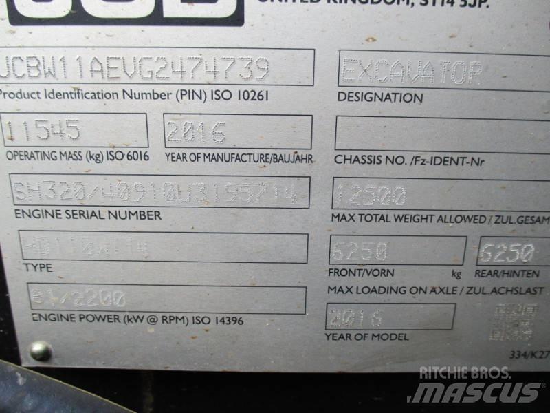 JCB HD110W Ekskavatori uz riteņiem