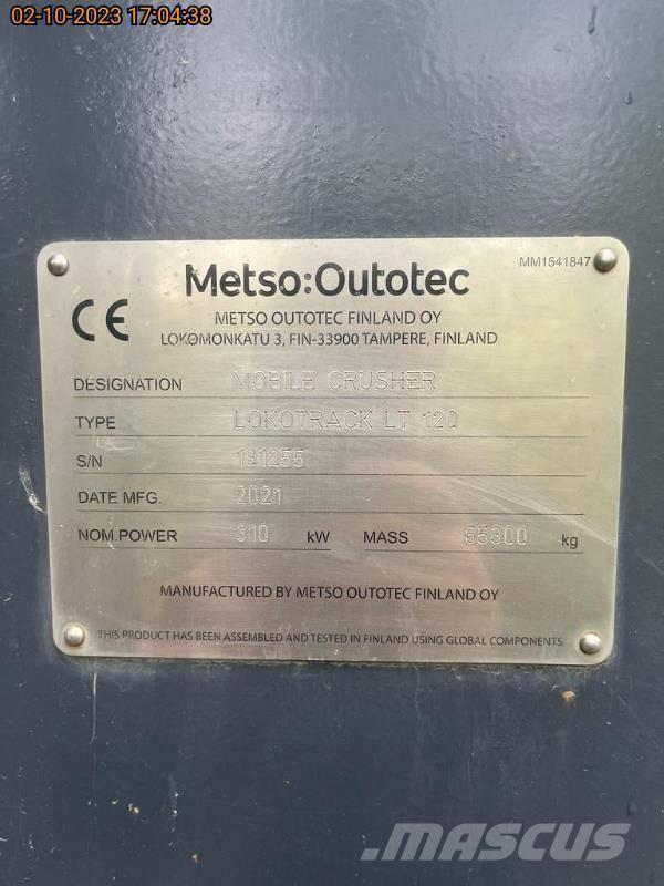 Metso LT120 Drupinātāji