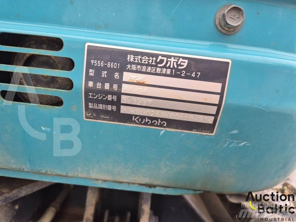 Kubota U 25 Mini ekskavatori < 7 t