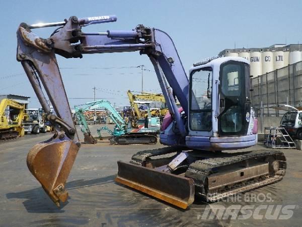 Komatsu PC75UU Kāpurķēžu ekskavatori