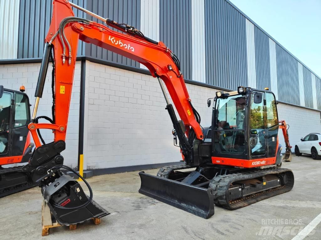 Kubota KX080-4a2 Vidēja lieluma ekskavatori 7 t - 12 t