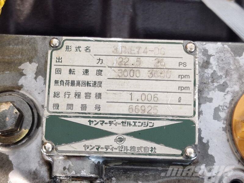 Yanmar 3TNE74-DG Dzinēji