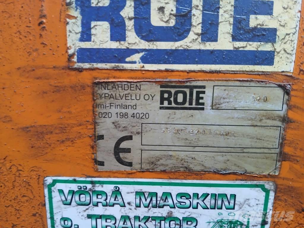 Rote 320 Nivelaura Sniega naži un tīrītāji