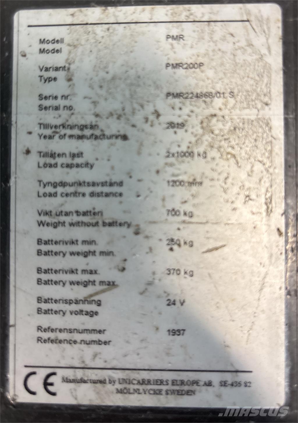 Atlet PMR200P Pašgājējplatformas