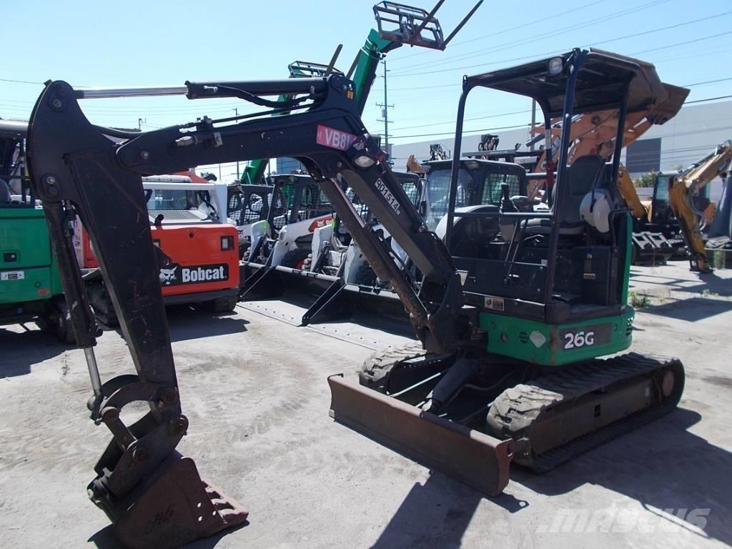 John Deere 26G Mini ekskavatori < 7 t