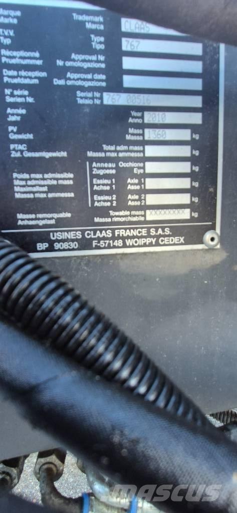 CLAAS 355 Rituļu preses