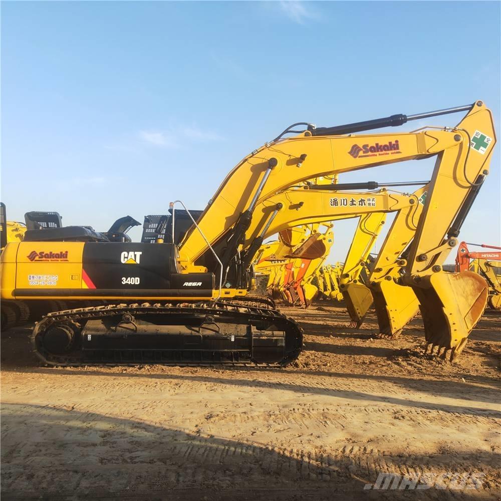 CAT 340D2 Kāpurķēžu ekskavatori