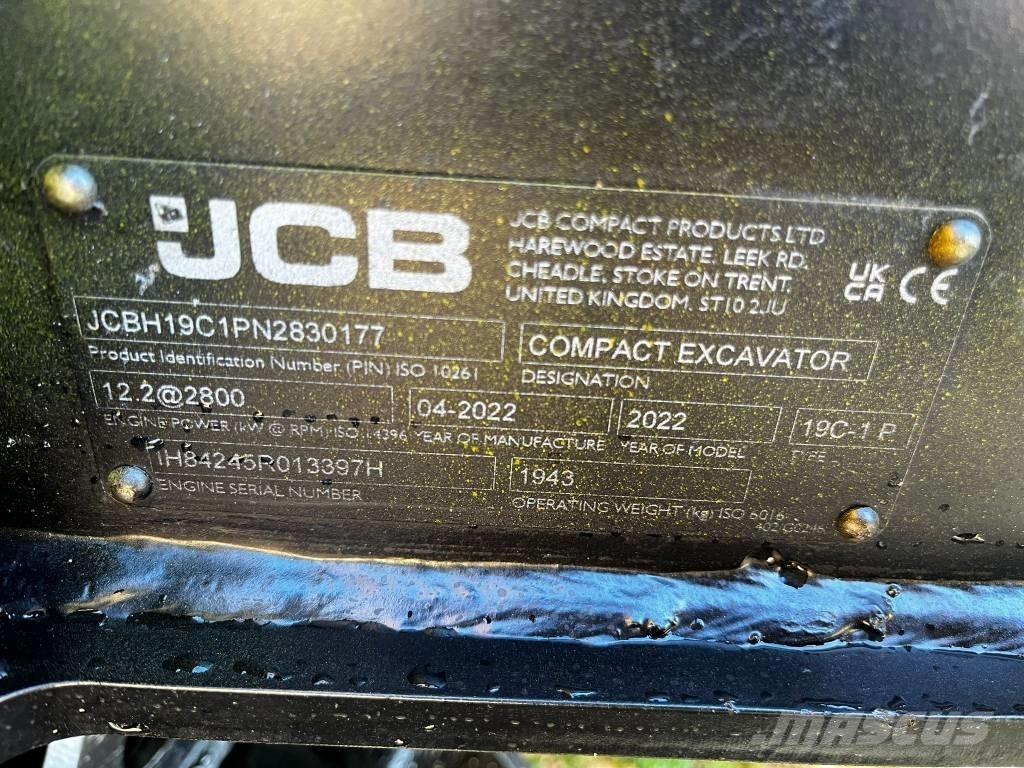 JCB 19 C-1 Mini ekskavatori < 7 t