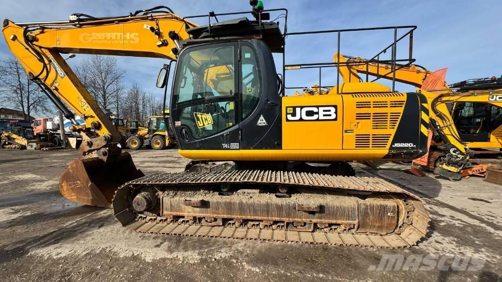 JCB JS 220 LC Kāpurķēžu ekskavatori