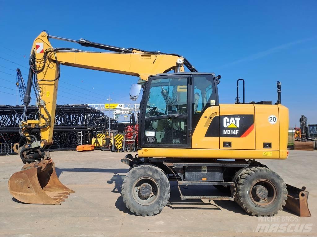 CAT M314F Ekskavatori uz riteņiem