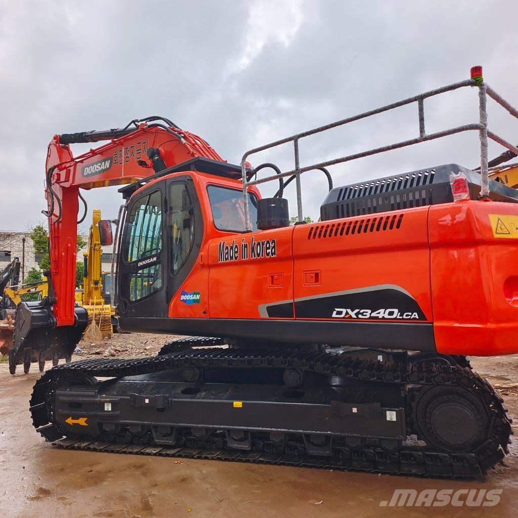 Doosan DX 340 LC Kāpurķēžu ekskavatori