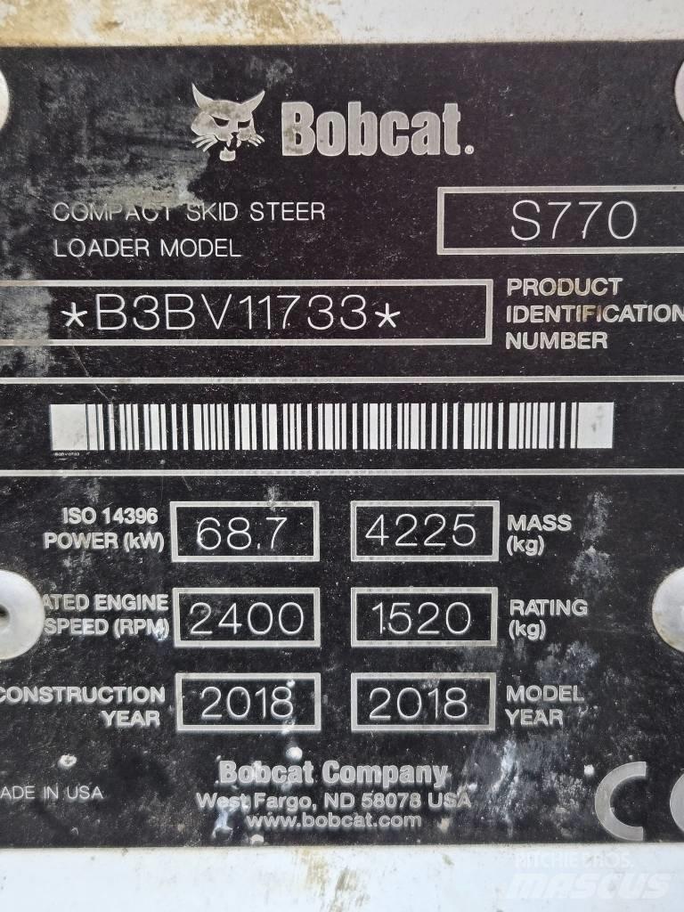 Bobcat S 770 Lietoti riteņu kompaktiekrāvēji